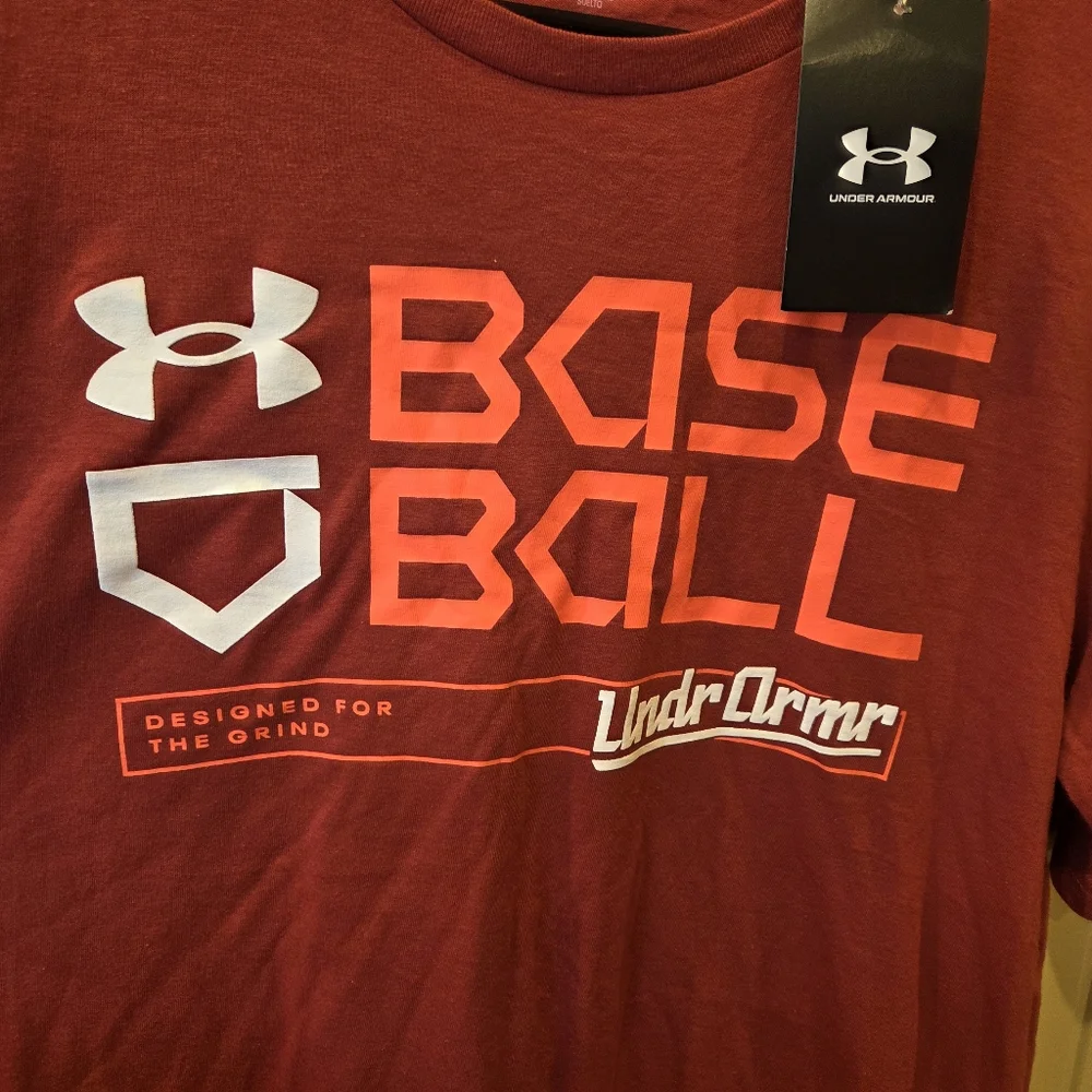 NWT Under Armour Baseball "Designed for the Grind" Tee - Men's Large - Picture 2 of 9